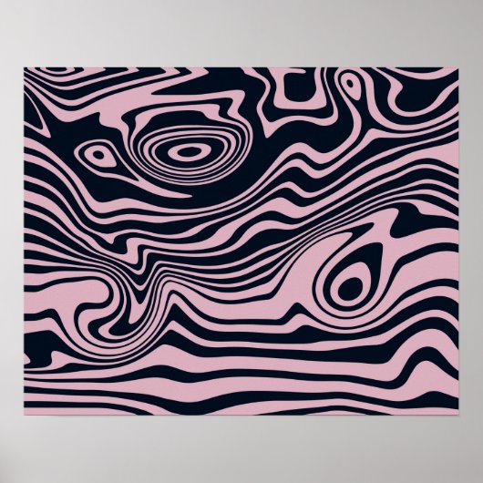 Artwork aus abstraktem Marmor | Poster (Vorne)