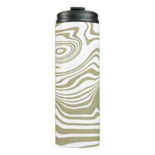 Artwork aus abstraktem Marmor Thermobecher Thermosbecher