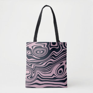 Artwork aus abstraktem Marmor Tragetasche Tasche