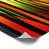 Artwork aus gefestigtem Glas Poster (Ecke)