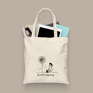 Artwork Black Girl Tote Bag Tragetasche