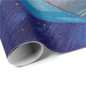 Artwork des NASA Apollo 15 Command Service Module Geschenkpapier (Rolleneckpunkt)