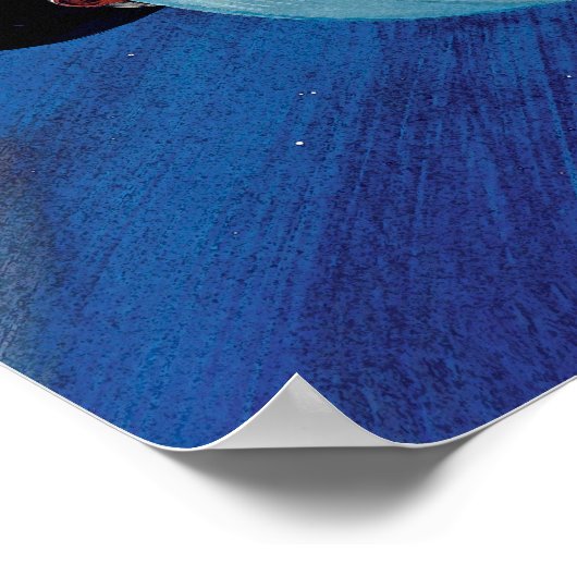 Artwork des NASA Apollo 15 Command Service Module Poster (Ecke)