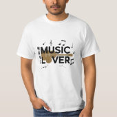 Artwork für Musikfans überall T-Shirt (Vorderseite)