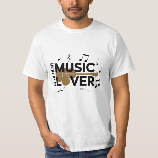 Artwork für Musikfans überall T-Shirt (Vorderseite)