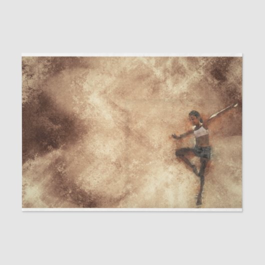 Artwork Girl Dance 23 Decoupage Seidenpapier (Vorderseite)