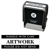 Artwork Handle mit Vorsicht bitte nicht binden Permastempel (Beispiel)
