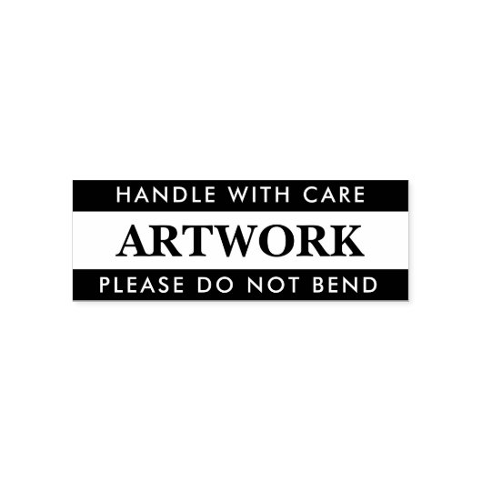 Artwork Handle mit Vorsicht bitte nicht binden Permastempel (Design)