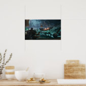 Artwork im Meer Poster (Küche)