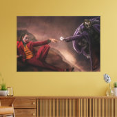 Artwork Joker Premium Wrapped Canvas (Gloss) Leinwanddruck (Insitu (Wohnzimmer))