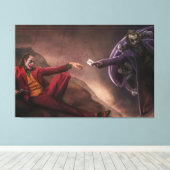 Artwork Joker Premium Wrapped Canvas (Gloss) Leinwanddruck (Insitu (Holzboden))