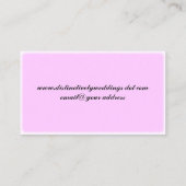 Artwork Visitenkarte (Rückseite)