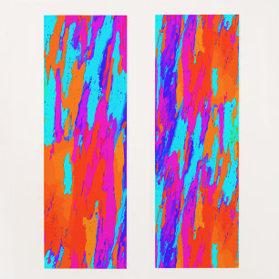 Arty-Abstrakte Regenbogenfarbige Malerei  Yogamatte