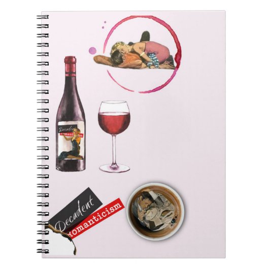 Arty Valentine Gift Collection- Decadent Noir  Notizblock (Vorderseite)