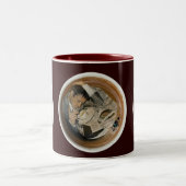Arty Valentine Gift Collection- Decadent Noir  Zweifarbige Tasse (Mittel)