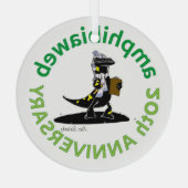 #ArtYourAmphibian2020 - Alex Slavenko Ornament Aus Glas (Rückseite)