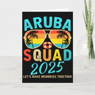 Aru Squad 2025 Urlaub Freunde Familie Passende Gr Karte