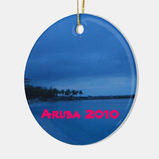 Aruba 2010 keramikornament (Links)