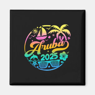 Aruba 2025 Family Vacation Beach Matching Group Magnet