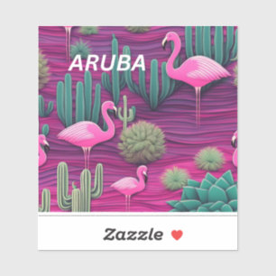 Aruba abc-Inseln Westindische Ferien Karibik Aufkleber
