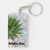 Aruba Aloe Schlüsselkette Schlüsselanhänger (Rückseite)