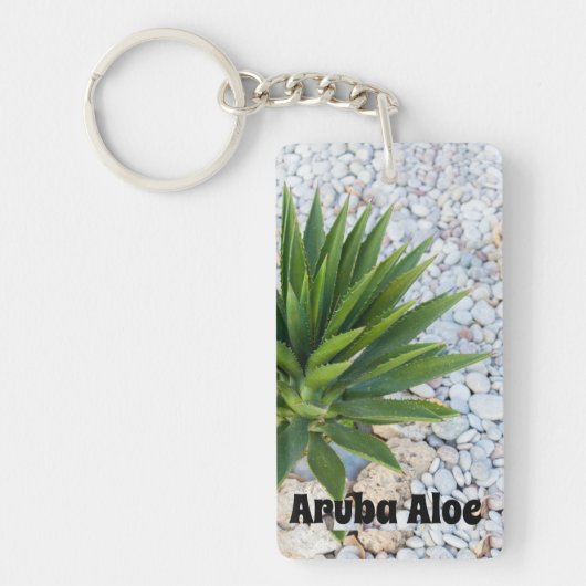 Aruba Aloe Schlüsselkette Schlüsselanhänger (Vorderseite)