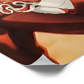 Aruba Art Martinair Travel Poster Caribbean Print  (Ecke)