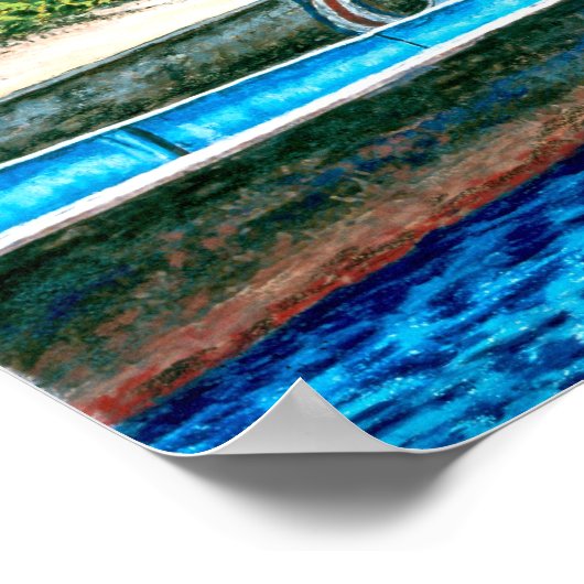 Aruba Art Print Poster (Ecke)