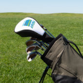 Aruba Aruban Flag Blue Personalisierung Golf Headcover (In SItu)