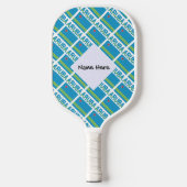 Aruba Aruban Flag Tiled Personalisiert Pickleball Schläger (Vorderseite)