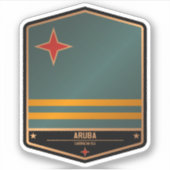 Aruba Aufkleber (Vorderseite)