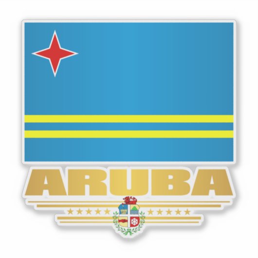 Aruba Aufkleber (Vorderseite)