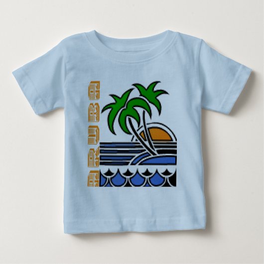 Aruba Baby T-shirt (Vorderseite)
