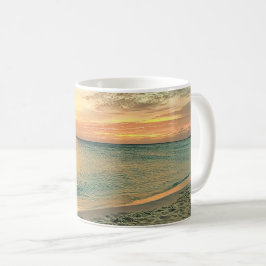 Aruba Beach Coastal Sunset Kaffeetasse