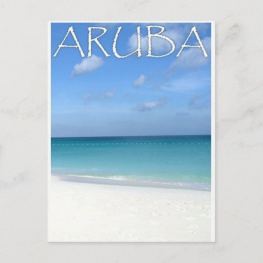 Aruba Beach Postkarte (Vorderseite)