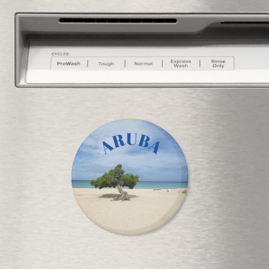 Aruba Beach Scene Magnet (In Situ (Geschirrspüler))