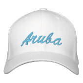 Aruba Bestickte Baseballkappe (Vorderseite)