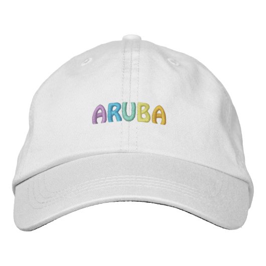 ARUBA BESTICKTE KAPPE (Vorderseite)