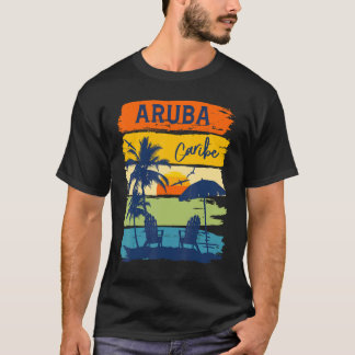 Aruba Caribe 2022 Familie Paare T-Shirt