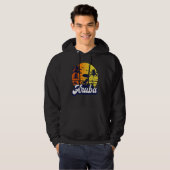 Aruba Caribe Sunset Beach Retro Hoodie (Vorne ganz)