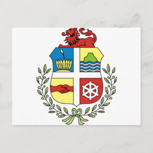 Aruba Coat of arm AW Postkarte