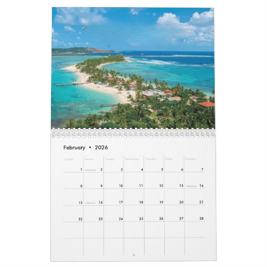 ARUBA DAYS KALENDER (Feb 2026)
