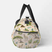Aruba Divi-Baum, Esel, Iguane, Kaktus Duffle Bag (Rechts)