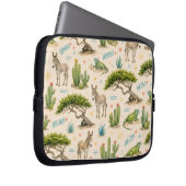 Aruba Divi-Baum, Esel, Iguane, Kaktus Laptopschutzhülle (Vorne Rechts)