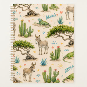 Aruba Divi-Baum, Esel, Iguane, Kaktus Planer