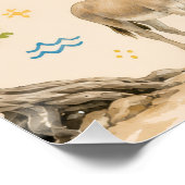 Aruba Divi-Baum, Esel, Iguane, Kaktus Poster (Ecke)
