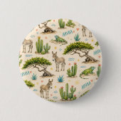 Aruba Divi-Baum, Esel, Leguan, Kaktus Button (Vorderseite)