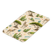 Aruba Divi-Baum, Esel, Leguan, Kaktus Magnet (Linke Seite)