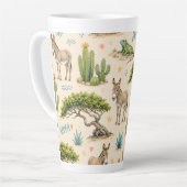 Aruba Divi-Baum, Esel, Leguan, Kaktus Milchtasse (Linke Ecke)