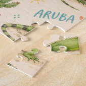 Aruba Divi-Baum, Esel, Leguan, Kaktus Puzzle (Seite)